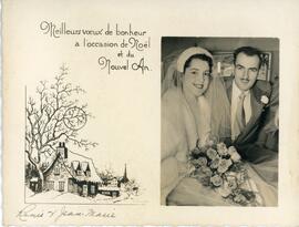 Jean-Marie Nadeau et Renée Matte Mariage